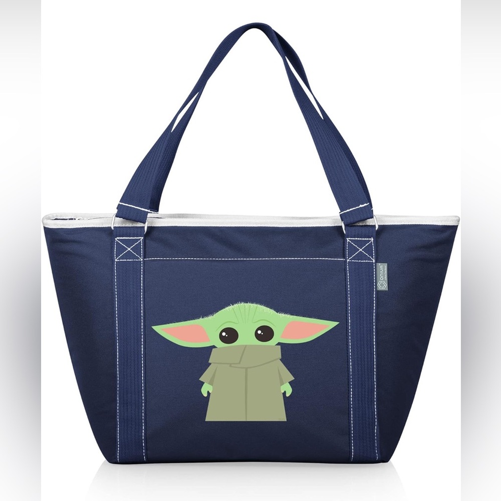 Star Wars Tote Cooler Bag, The Mandalorian, Grogu, Navy